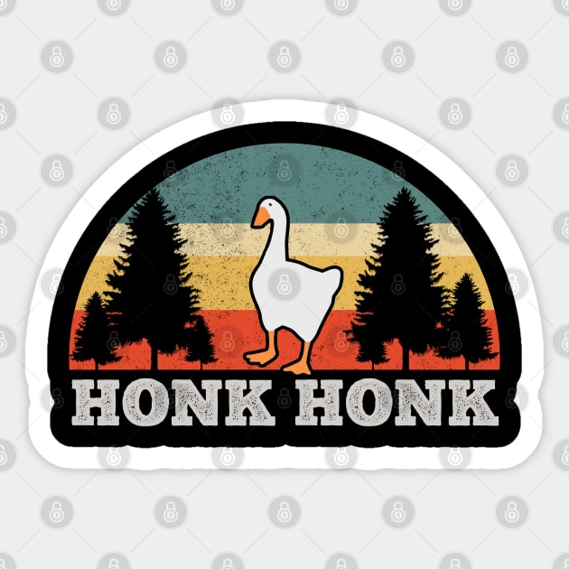 Honk Honk Vintage Sticker by giovanniiiii